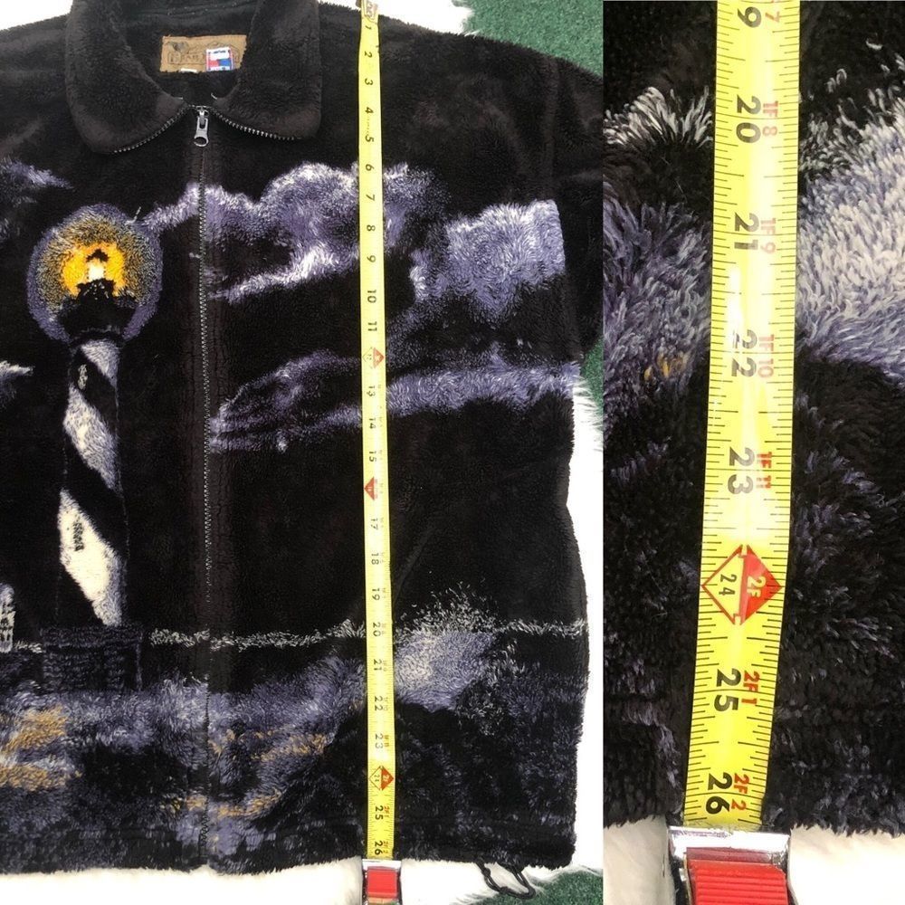 Vintage Bear Ridge Lighthouse Fleece Jacket - Picture 14 of 15